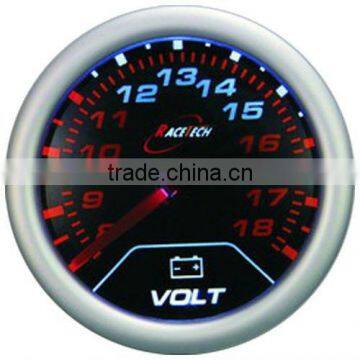 52mm Smoke Lens / Super White Led Electrical Volt Gauge/52mm Classic Votmeter