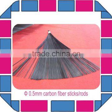 0.5mm round carbon fiber poles