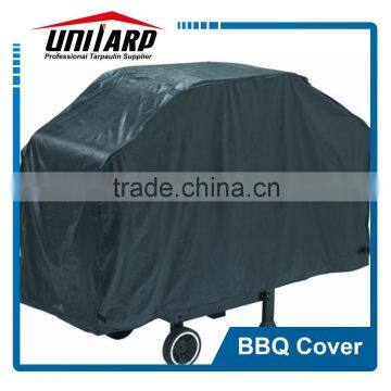 Black Pvc Bbq Barbecue Grill Cover