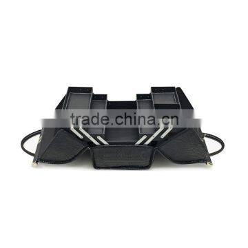 Soft Cosmetic Case - Soft Cometic Bag- Leather Beauty Cosmetic Makeup Vanity Case photo-5