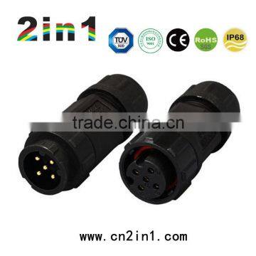 SK19-5P IP67 Soldering Electric Cable Wire Waterproof Connector