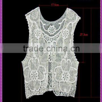 wholesale fashion embroidered Women Vintage ladies crochet lady top tent for dress