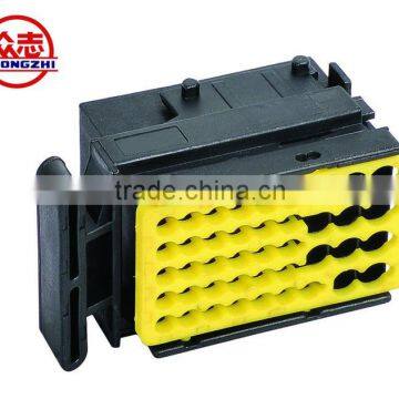 936421-2 Zhongzhi 42 lines reinforced PBT black composite connector car socket protective sheath