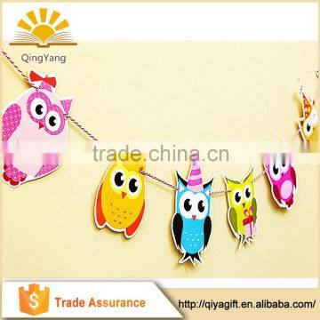 cute string paper banner party supplies kids theme outdoor / indoor