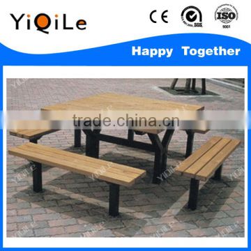 Unique 4 people outdoor garden wood bench chairs for sale