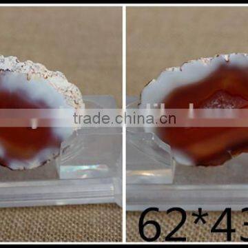 Natural rough agate slice ,polished agate stone for sale