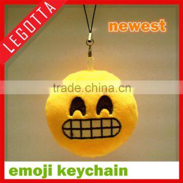 Hot Sale Promotional Cheap Gift Cute Design Plush Whatsapp Emoji Bag Adornment photo-1