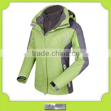 custom water proof wind proof hiking winter 3-in-1 jacket