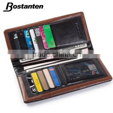 Wholesale Fashion Men Wallet Money Clip Leather Long Purse photo-6