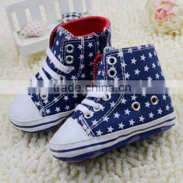 wholesale high quality baby canvas shoes