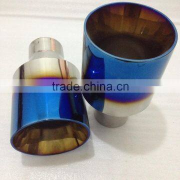 Stainless steel Tail Blue Muffler tip