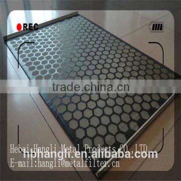 Plate type oil vibrating screen mesh/Hook strip flat screen