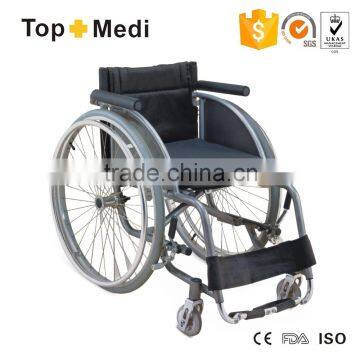 Safty High Quality Leisure and Sports Wheelchair with Quick Release Wheels