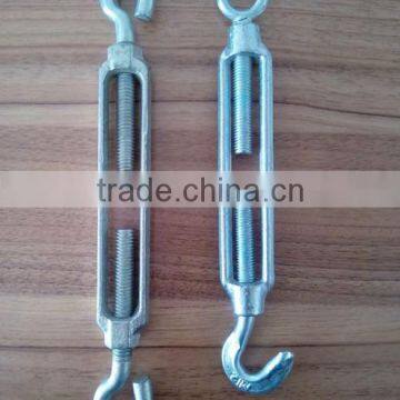 galvanized turnbuckle eye&hook type hook in rgging hardware