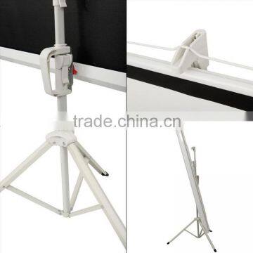 EU Warehouse * 100 Inch Matt White Projector Screen With Portable Tripod 3D HD TV Projection for Home Cinema System photo-4