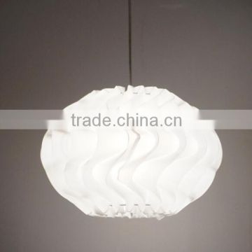 Fancy Hotel Home Decorative Wholesale PP Folds Ball Pendant Light / Lamp