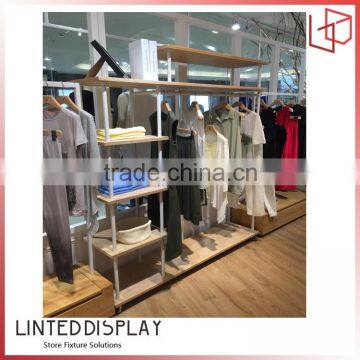 High quality clothes retail store display shelves