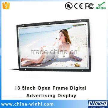18.5'' 1080P Open Frame Digital Player LCD Panels Advertising Display