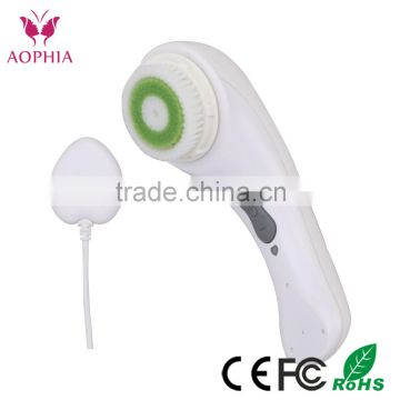 OFY-1502 electric sonic skin care brush facial cleansing OEM beauty home equipment facial cleaning brush