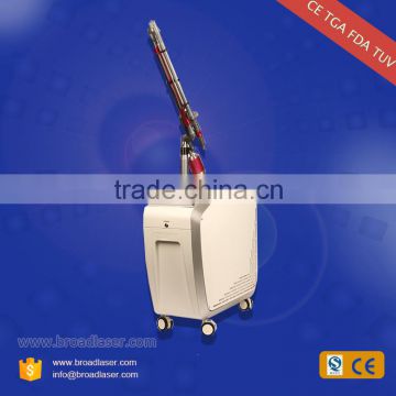 1 HZ 1064 Nm 532 Nm Nd Tattoo Removal Laser Equipment Yag Laser Alexandrite Laser Mole Removal Machine