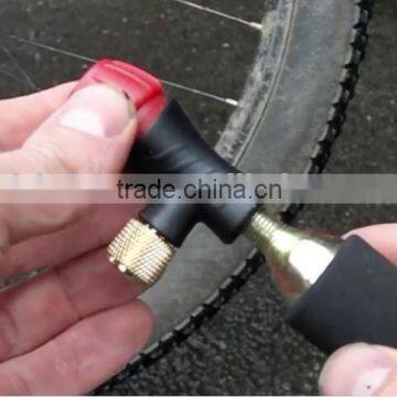 Newest Design Bike Inflator and Pump Hot Best Seller Planet Bike / Bicycle Co2 Red Inflator Head Manufacturer photo-2