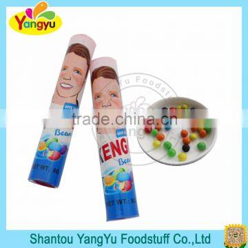 High quality promotional sweet chocolate bean manufacture in china