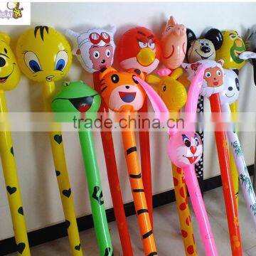 PVC Inflatable Stick different animals designs for promotion and kids play