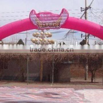 Advertising Outdoor PVC Pink Air Arch Gate