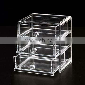 Acrylic Jewelry Display Case, 3 Shelf acrylic case