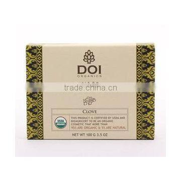 Organic Clove Soap Certified by USDA