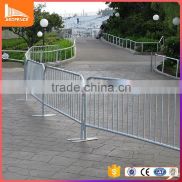 high security isreal used hot dip galvanized pipe barricades for pedestrian