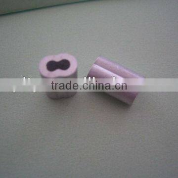 double-shaft Aluminum ferrule for wire rope