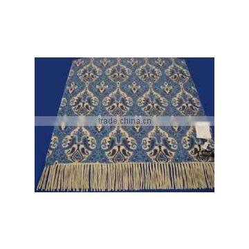cashmere printing throw