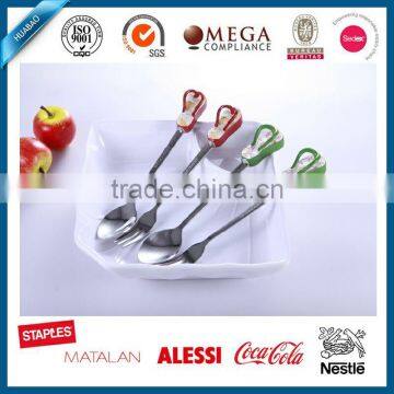 Unique Design Long Handle Flatware Set Polystone Handle Cutlery