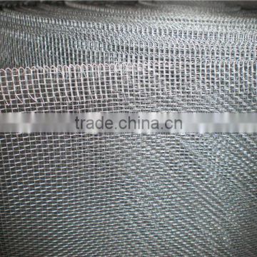 SS finish/ Black Finished Aluminum Square Wire Mesh Woven Mosquito Net