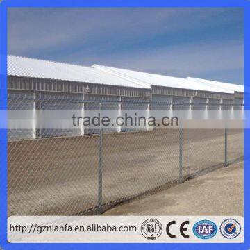 Oman 2" (50mm)Cheap Galvanized /PVC Chain Link diamond mesh fences for sale(Guangzhou Factory)