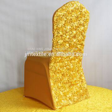 Whole Sale Pewter Polyester Universal Chair Covers for Wedding photo-5