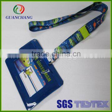 Guanchang cheap polyester lanyard badges for sale