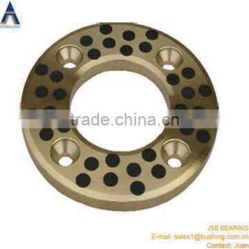 SOB SPB Oiless Bearing , Bronze Base Graphite Lubricant Oiless #500 Series WF500 JDB CuZn25Al6Fe3Mn3 Graphite Bush photo-6