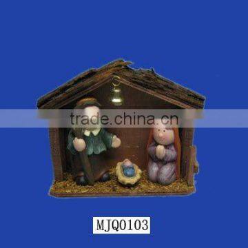 Promotional handmade resin Christian item