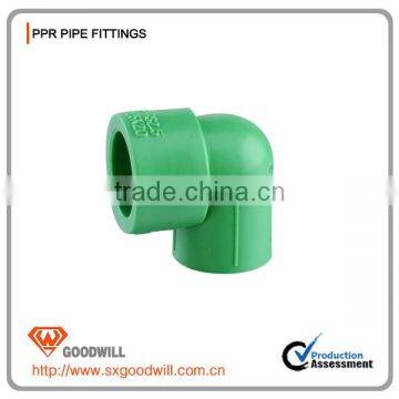 China Supplier Plastic Material Water Ppr Connector Fitting Elbow Made in China