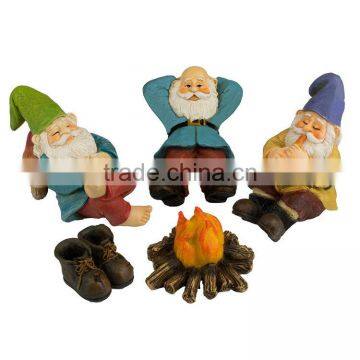 Five Piece Mini Gnome Set