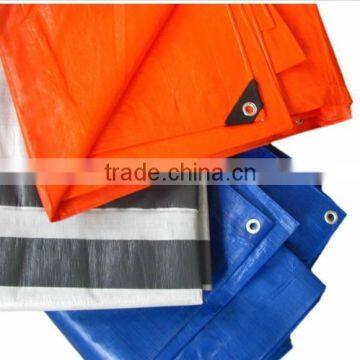 Orange Color Poly Water Resistance Material Tarps,waterproof Tarpaulin Backpack photo-3
