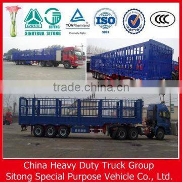 Stake Type Truck Semi Trailer Manufacturers Axle Farm Trailer photo-5