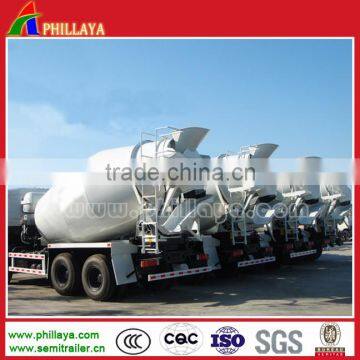 SINOTRUK HOWO Chassis 8cbm 10cbm 12cbm Cement Mixer Truck Semi Trailer for Sale photo-6
