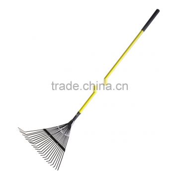 22 teeth talon farm stainless steel rake with fiberglass handle with custom logo