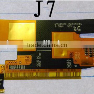 High quality Mobile Phone Flex Cables !one set touch and lcd flex cable for samsung galaxy j7