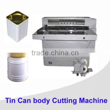 tinplate cutting machine for 18L Conical can making machine