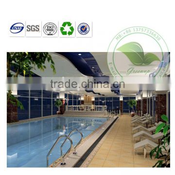 Soft PVC Swimming Pool Ceiling Decorated By High Glossy Stretch Film