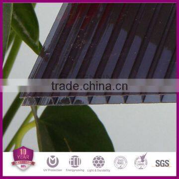 4/6/8/10mm two wall hollow polycarbonate sheet